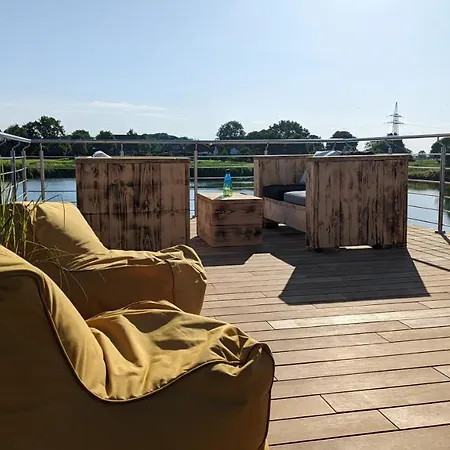 Hausboot Wangermeerblick Botel Schillig