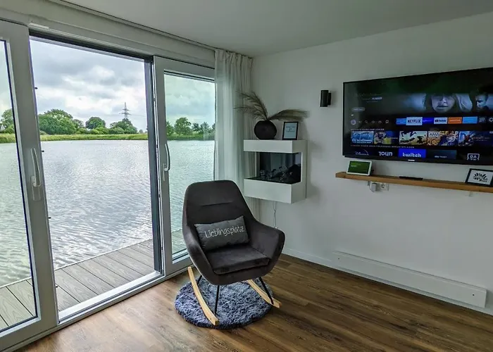 Hausboot Wangermeerblick Botel Schillig