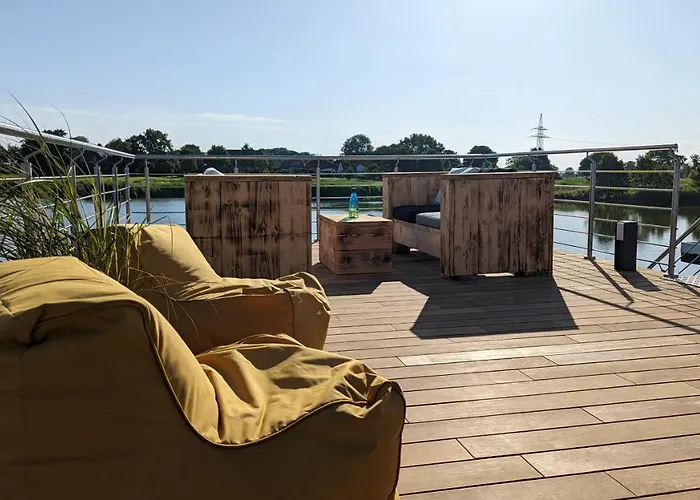 Hausboot Wangermeerblick Botel Schillig