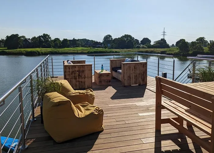 Botel Hausboot Wangermeerblick Schillig
